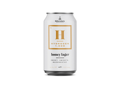 Laboratory Beerworks: Hydrogen beer beverage branding craft beer design packaging