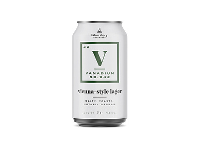 Laboratory Beerworks: Vanadium beer beverage branding craft beer design packaging