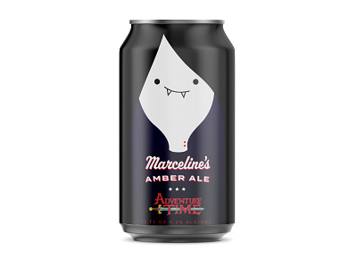 Adventure Time: Marceline's Amber Ale beer beverage branding craft beer design packaging