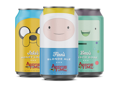 Adventure Time: Group Shot beer beverage branding craft beer design packaging