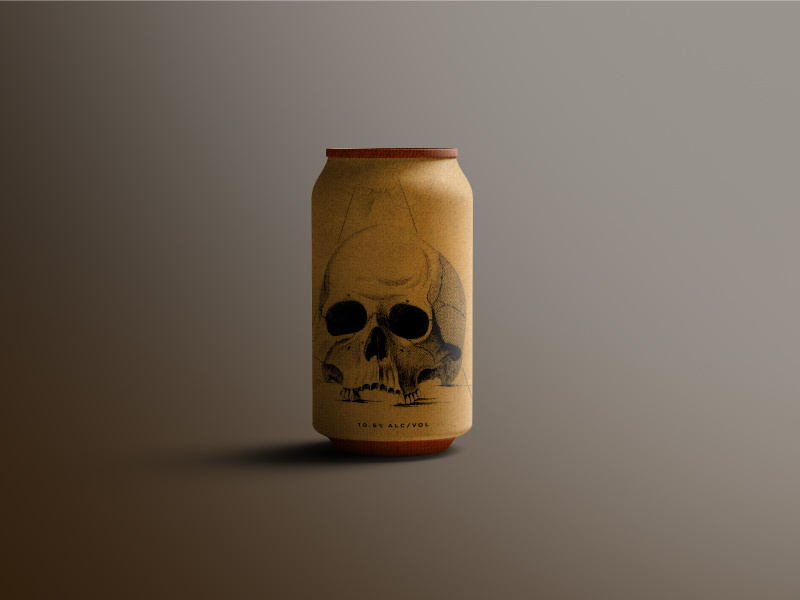 Inktober Day 5 can design beer art beer beer branding package package design beverage inktober inktober 2018