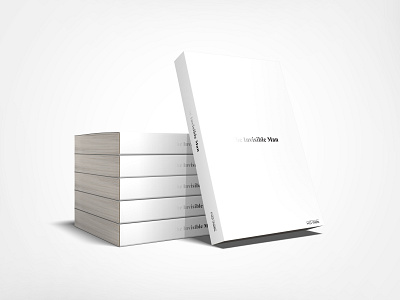 Obvious Book Covers: The Invisible Man book cover brand branding design illustration logo simple design type typography vector white space