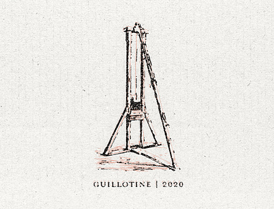 Guillotine | 2020 artwork design guillotine illustration politics revolution sature social commentary society texture vector vector illustration