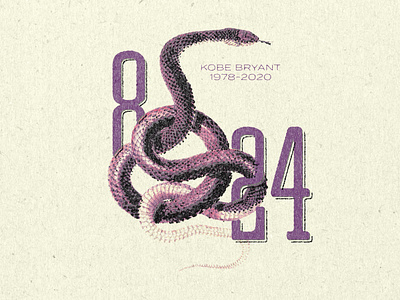 Kobe Bryant | 1978-2020 design fauna game changer goat illustration kobe kobe bryant mamba rip snake texture tribute type typography vector vector art