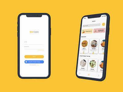 We Care design figma food food app foodwaste ui design