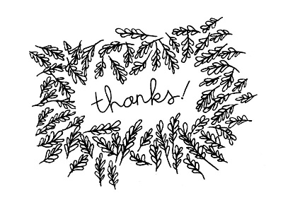 Thank You cards cards handwriting illustration lettering thanks typography