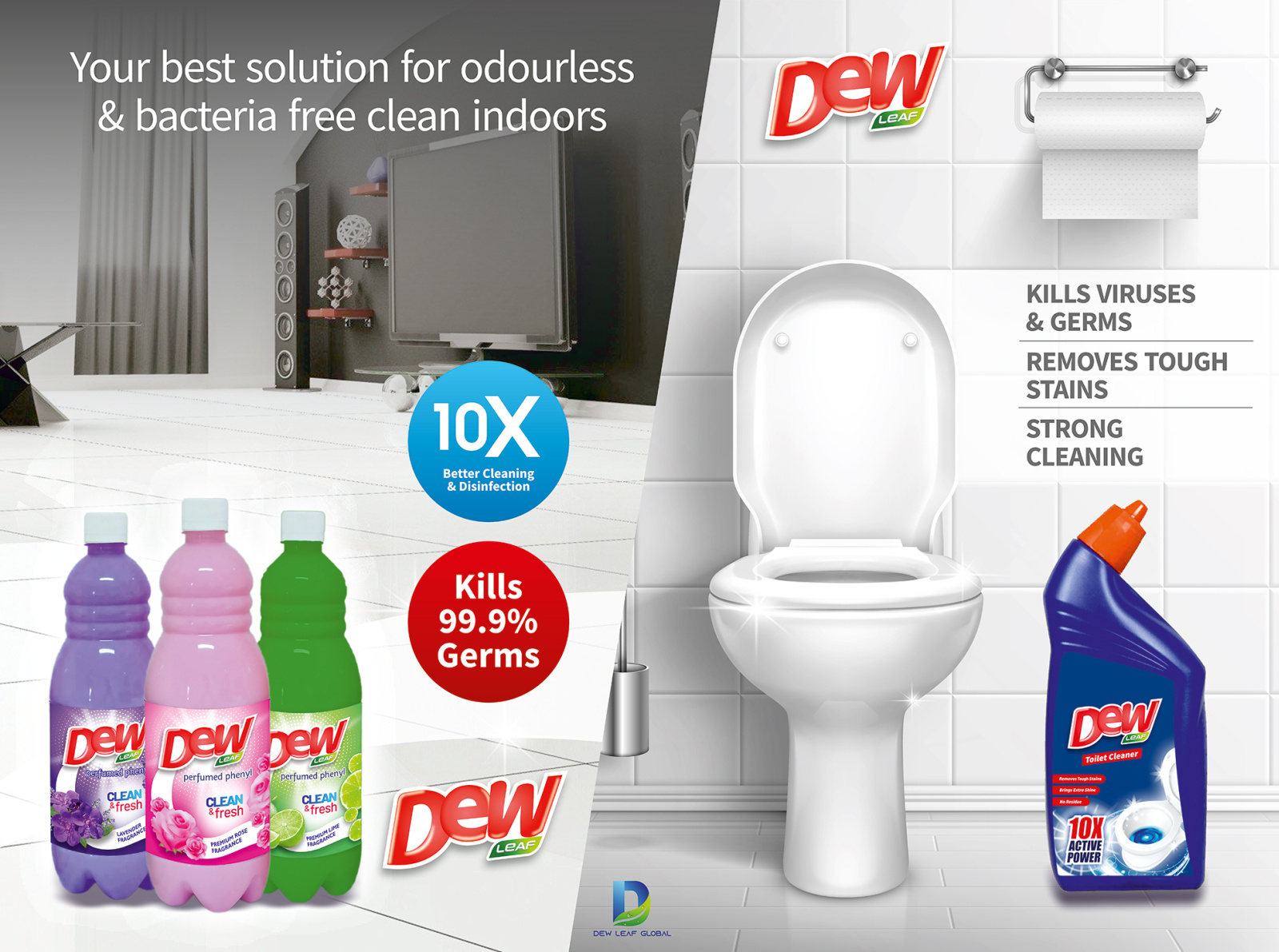 Perfumed Phenyl & Toilet Cleaner Label Designs by Tushar Paul on Dribbble