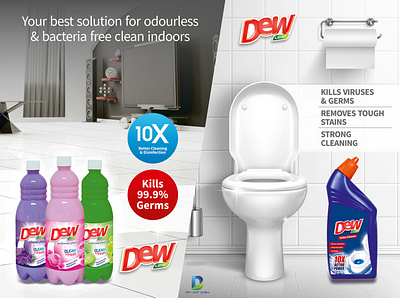 Perfumed Phenyl & Toilet Cleaner Label Designs graphic design label design labels and packaging