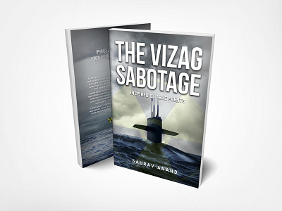 The Vizag Sabotage Book Cover book design cover design graphic design