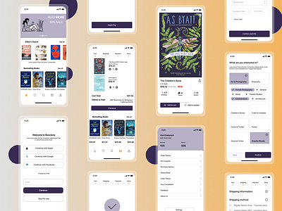 Book Shopping App 📙 ui map