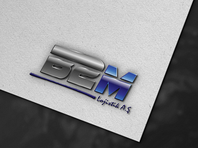 B2M Lojistik - B2M Logistics branding design logo typography vector