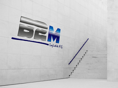 B2M Big Wall Mockup app branding design icon logo typography vector