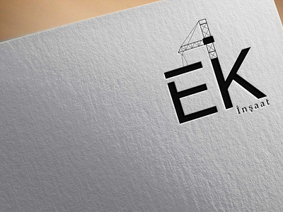 Logo Mockup   EK  Building