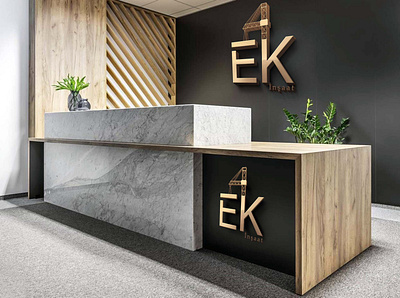 Reception Mockup - EK Building app art branding design graphic design logo vector