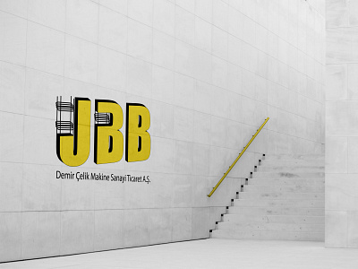 UBB - Logo Wall Mockup app art branding design flat graphic design icon logo typography vector