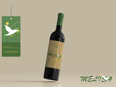 Melisa - Organic Olive Oil app art branding design graphic design illustration illustrator logo typography vector