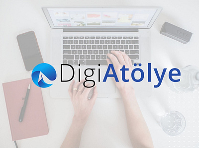 DigiAtölye app branding design flat graphic design icon logo vector web website