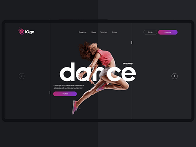 Dance adobexd appdesign figma graphic design graphicdesignui uidesign uiux userexperience userinterface uxdesign website website design