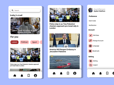 News App ui