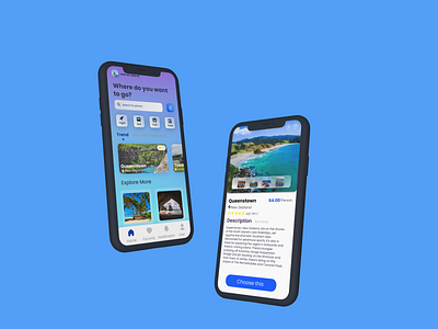 Travel App ui