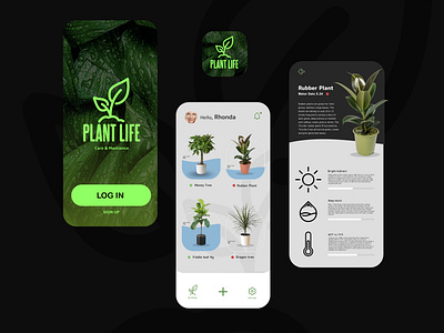 "Plant Life" Concept Mobile UI/UX