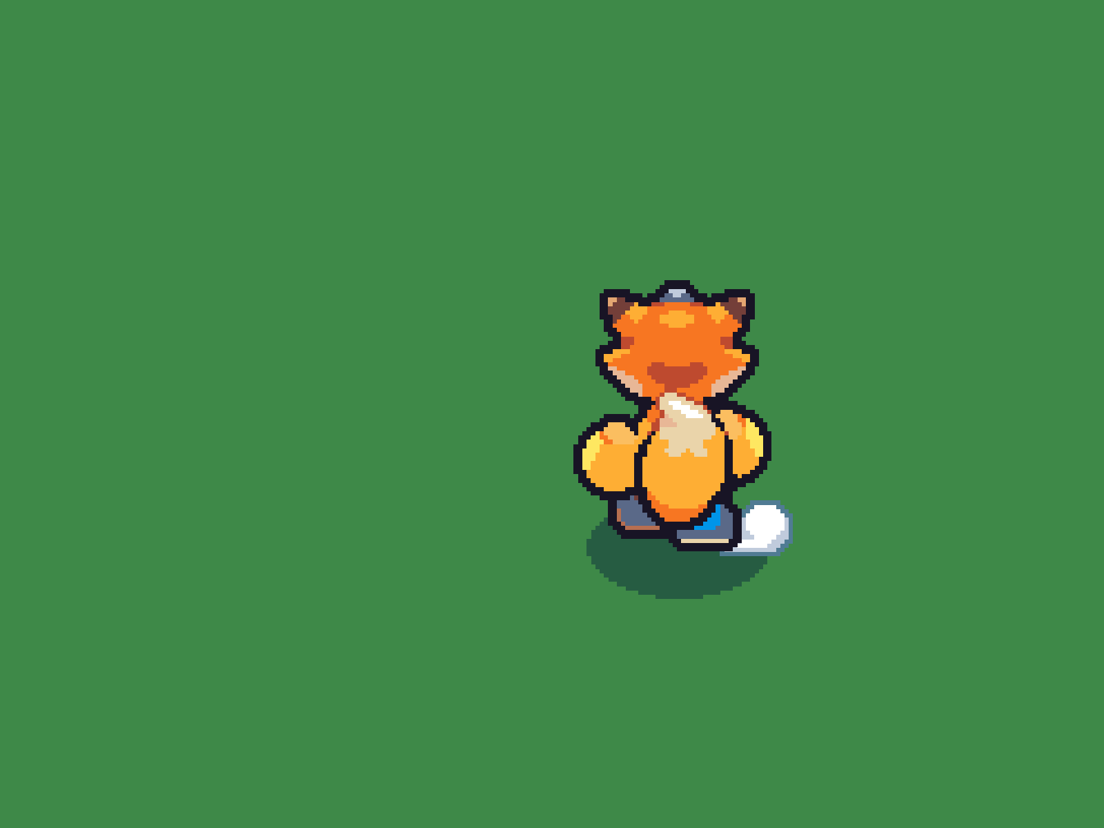 Foxy animation character design game pixel art pixelart