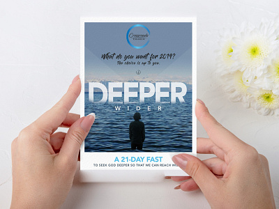 flyer to promote a 21-day prayer and fast advertisement advertising design flyer illustration postcard design promotional design