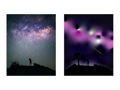 Milky way from the coastline of Gokarna, India.