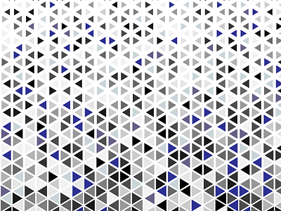 Geometric halftone with hexagon. blend geometric halftone minus front random swatch unite vector