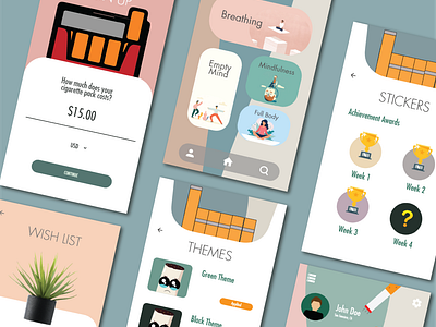 Tobacco Control Meditation 2 app design appdesign application css front end development frontend html jquery jquery ui jquerymobile mobile ui mobileapp ui uiux uiux design uiuxdesign userexperience userinterface userinterfacedesign ux