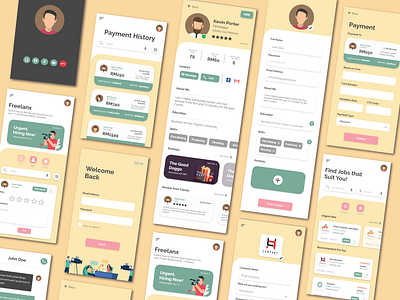 Freelancing App UIUX