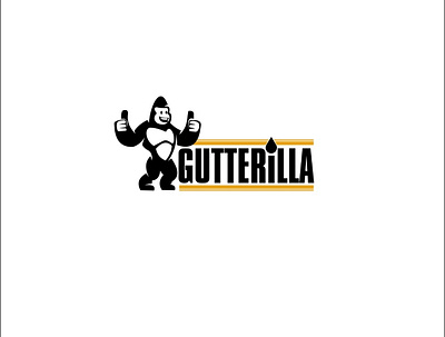 Gutterilla Logo Design branding flat graphicdesign gutterilla gutterilla logo logodesign minimal minimalist minimalist logo modern logo typography