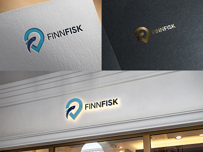 FinnFisk Logo Design branding branding logo finnfisk finnfisk finnfisk logo design finnfisk logo design graphicdesign logodesign logos minimal minimalist minimalist logo modern logo typography