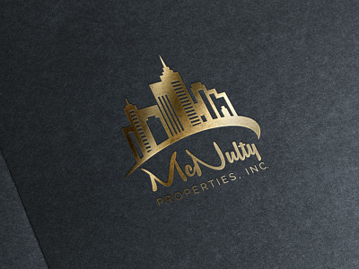 McNulty Properties, inc. logo design branding logo graphicdesign inc. logodesign logos minimal minimalist minimalist logo modern logo typography
