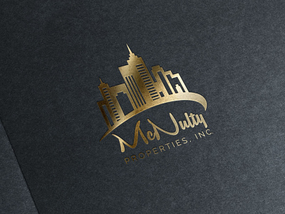 McNulty Properties, inc. logo design