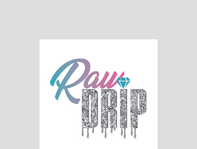 Raw Drip Logo Design branding branding logo graphicdesign logodesign logos minimal minimalist minimalist logo modern logo typography