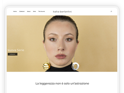 Homepage - Italian Jewelry Designer Project