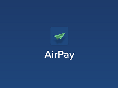 AirPay App Icon - DailyUI #005 app app design app logo application daily daily 100 challenge daily ui dailyui dailyui005 dailyuichallenge logo logo design logodesign logos logotype money money app money transfer uiux