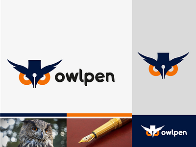 OWLPEN baykuş baykuşlogo kalem logo logodesign logotasarımı owl owlpen pen