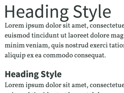 Type System Detail 1 hierarchy source sans pro type typography vollkorn