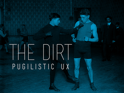 The Dirt Podcast - cover image blue mensch photo the dirt thin