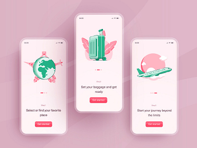 travel app onboarding