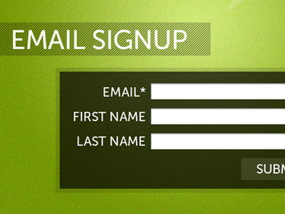 Email Signup Form email form interface signup ui user