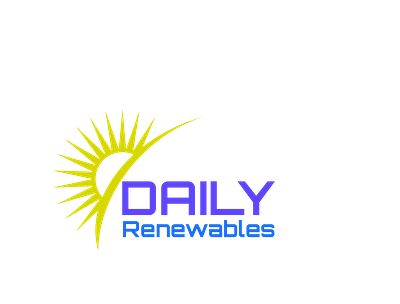 Daily Renewables branding illustration logo renewable