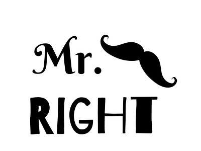 Mr. Right canva mr.right shivam004 tshirt