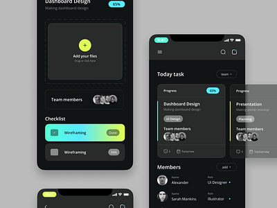 TaskManager UI Design 3d animation app branding design graphic design illustration logo motion graphics typography ui ux vector