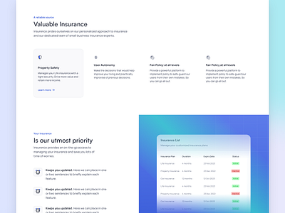 Insurence✨ app design insurance insurance landing insurence landing landing page pricing ui uidesign ux uxdesign web website
