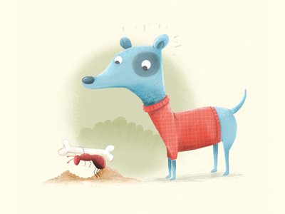 dog4 art artwork book character children design digital editorial illustration