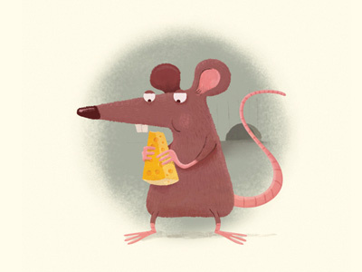 mouse art artwork book character children design digital editorial illustration mouse rat