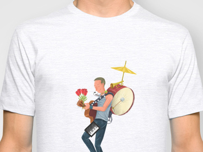 Coldplay T-Shirt askyfullofstars case chris chris martin chrismartin coldplay illustration illustrators iphone martin music skin